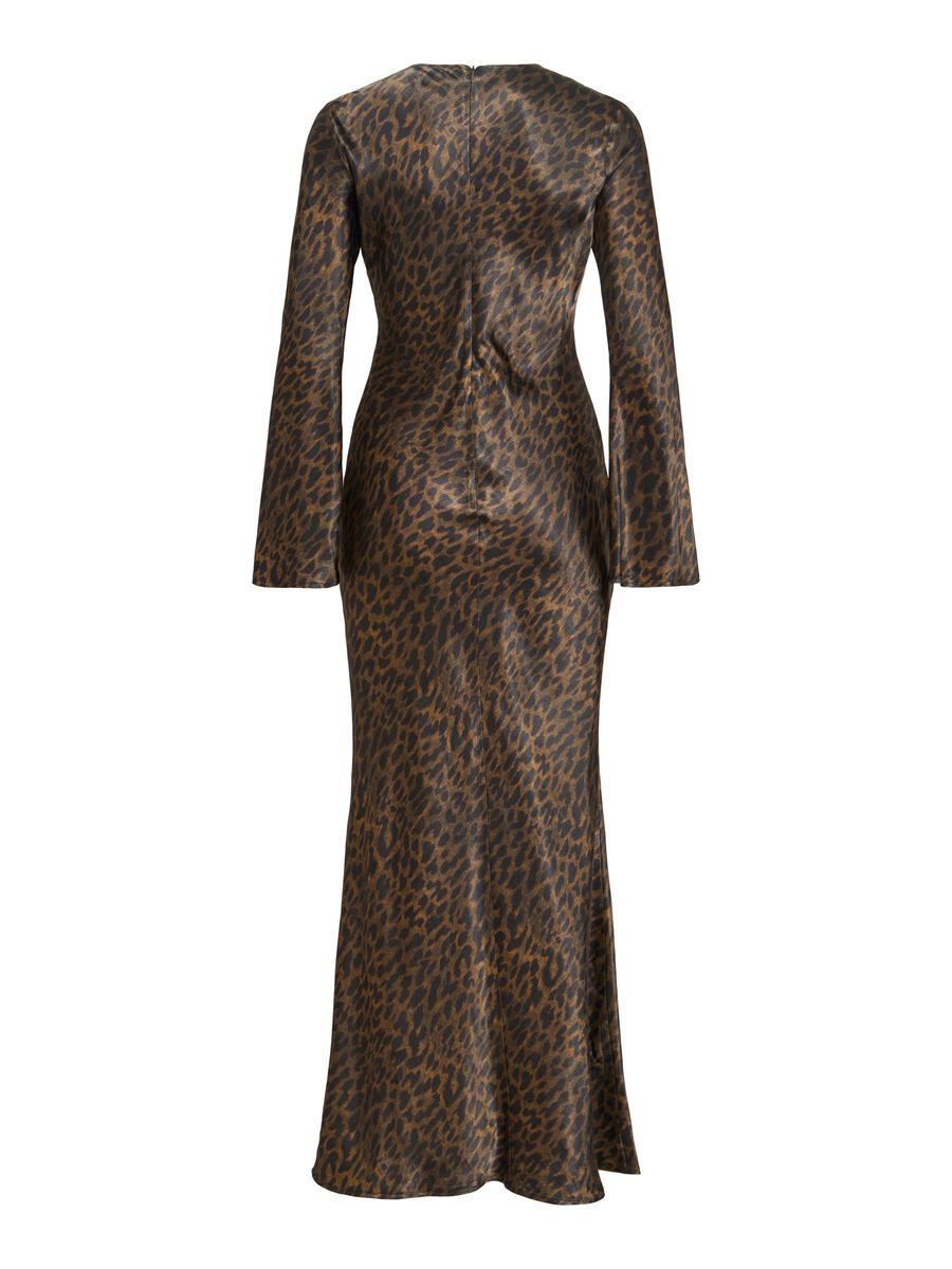 Carousel image - ROUSHIANA LONG SLEEVED MAXI DRESS, Dull Gold | 2
