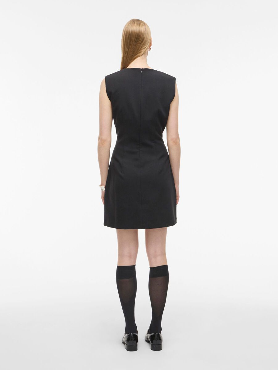 Carousel image - SLEEVELESS SHORT DRESS, Meteorite | 2