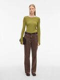 Product image thumbnail - TAPERED FIT JEANS, Chicory Coffee | 4