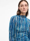 Product image thumbnail - HIGH NECK LONG SLEEVED TOP, Directoire Blue | 3