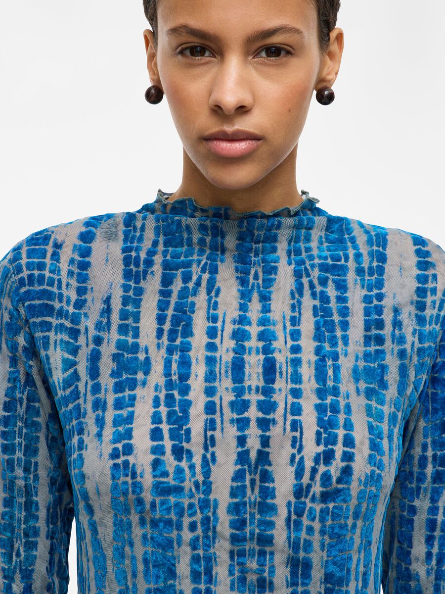 Carousel image - LONG SLEEVED MAXI DRESS, Directoire Blue | 3