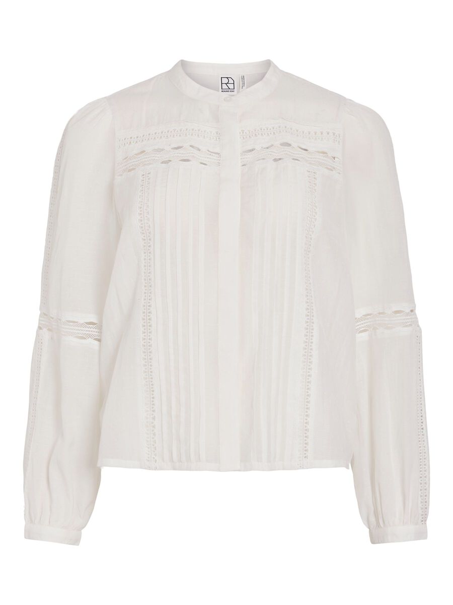 Product tile image - MANDARIN COLLAR SHIRT, Cloud Dancer | 14113806_CloudDancer