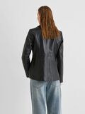 Product image thumbnail - LEATHER BLAZER, Meteorite | 2