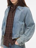 Product image thumbnail - DENIM BOMBER JACKET, Light Blue Denim | 3