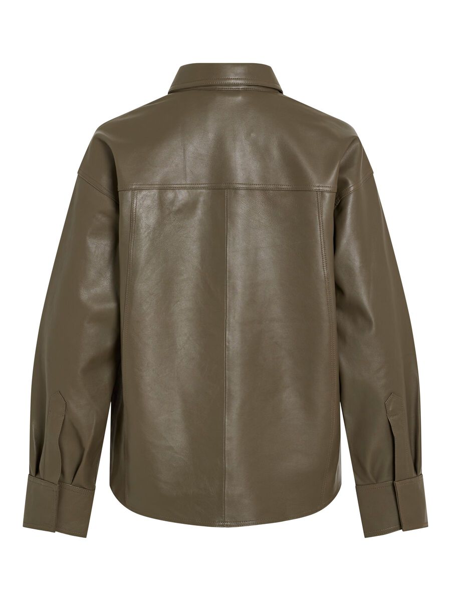 Carousel image - LEATHER LONG SLEEVED SHIRT, Canteen | 2