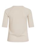 Product image thumbnail - ROUND NECK SHORT SLEEVED TOP, Birch | 2