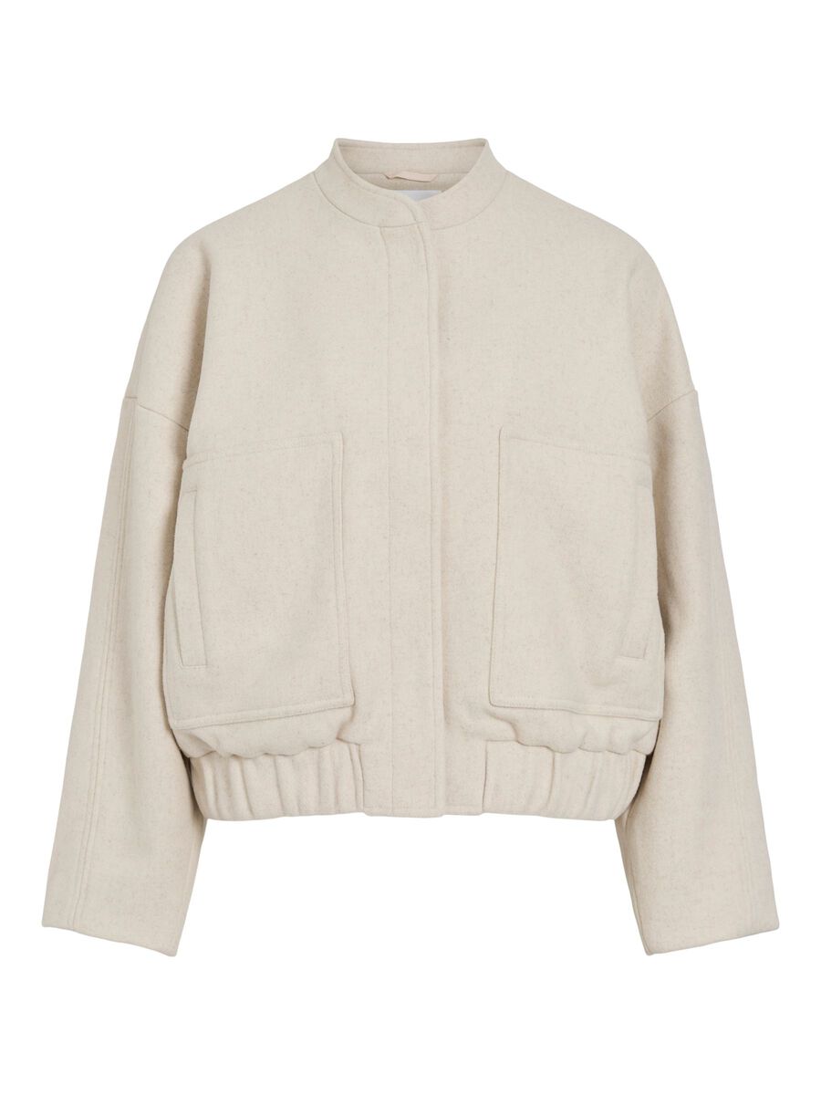 Product tile image - BUTTONED BOMBER JACKET, Birch | 14105086_Birch