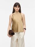Product image thumbnail - BOATNECK SLEEVELESS TOP, Petrified Oak | 1