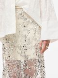 Product image thumbnail - SEQUIN MAXI SKIRT, Silver | 5