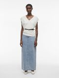 VILA V-NECK SHORT SLEEVED TOP, Cloud Dancer, highres - 14106269_CloudDancer_005.jpg