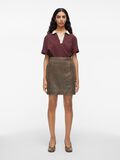 VILA HIGH WAIST LEATHER MINI SKIRT, Petrified Oak, highres - 14107820_PetrifiedOak_005.jpg