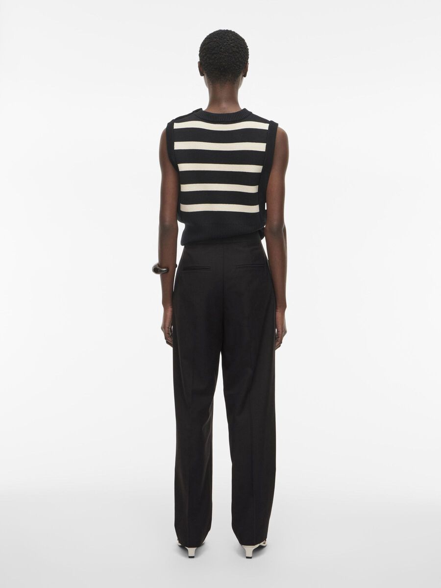 VILA HIGH WAIST TROUSERS, Meteorite, highres - 14103316_Meteorite_004.jpg