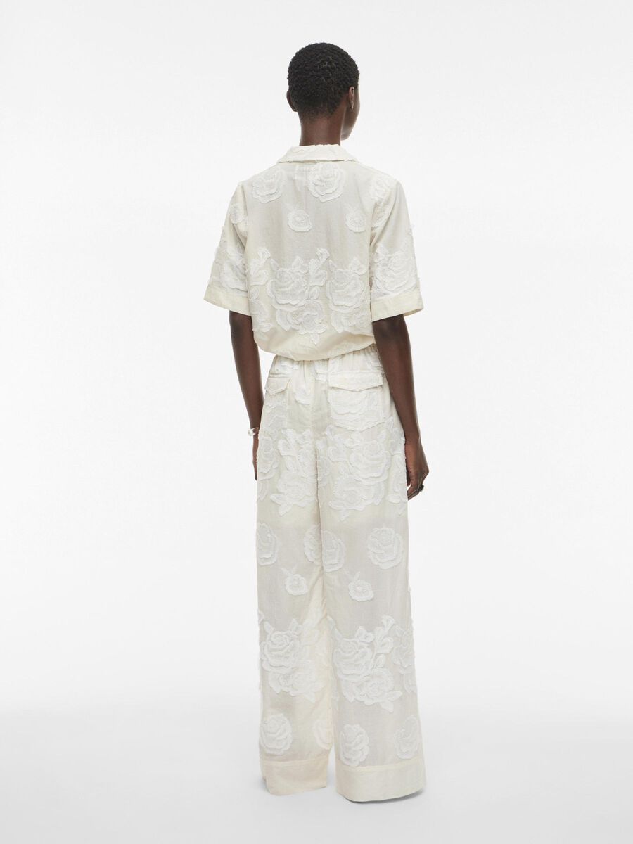 VILA HIGH WAIST TROUSERS, Birch, highres - 14105921_Birch_004.jpg