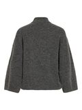 Product image thumbnail - HIGH NECK KNITTED PULLOVER, Dark Grey Melange | 2
