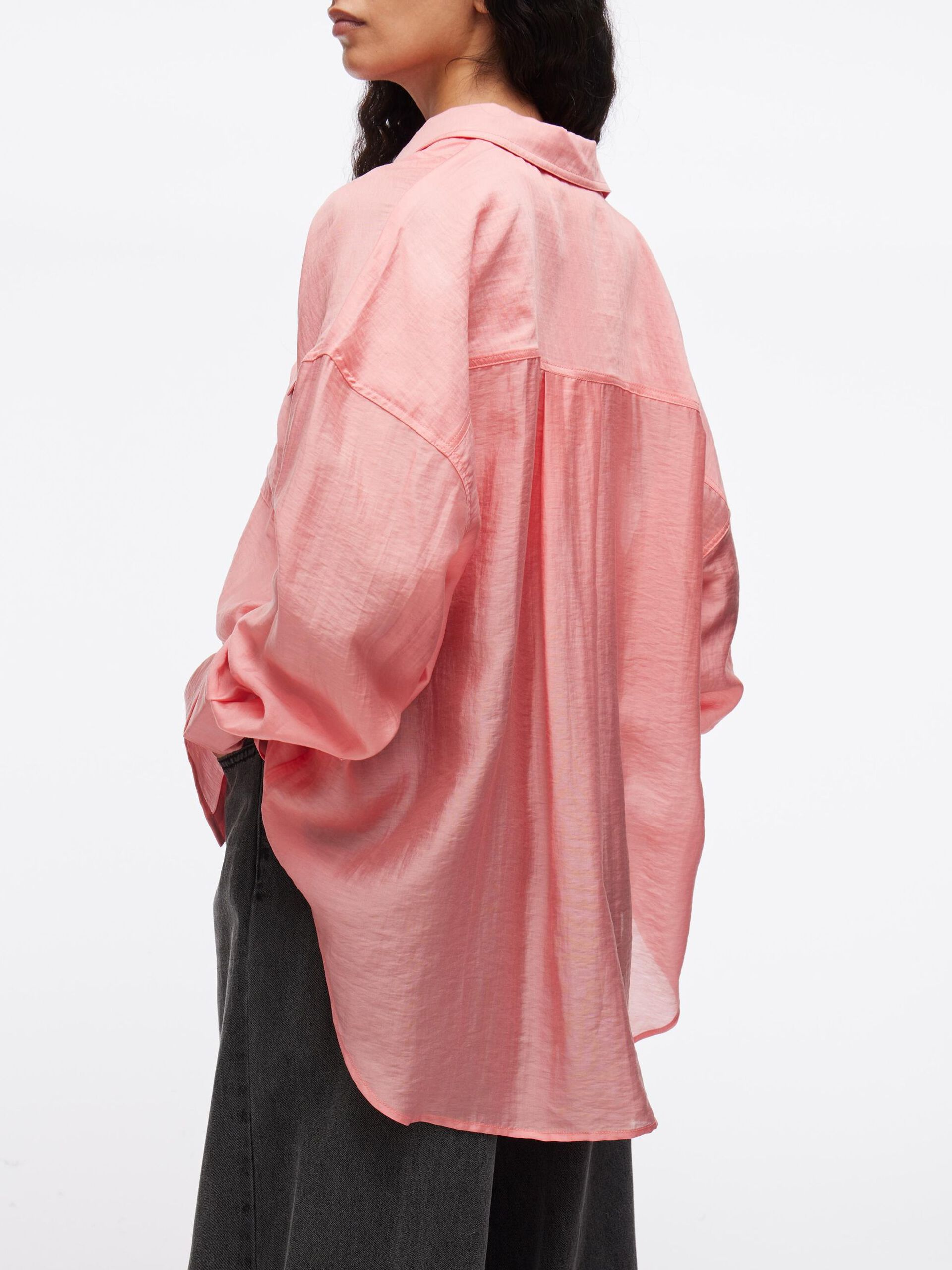 Carousel image - OVERSIZED LONG SLEEVED SHIRT, Peach Blossom | 5