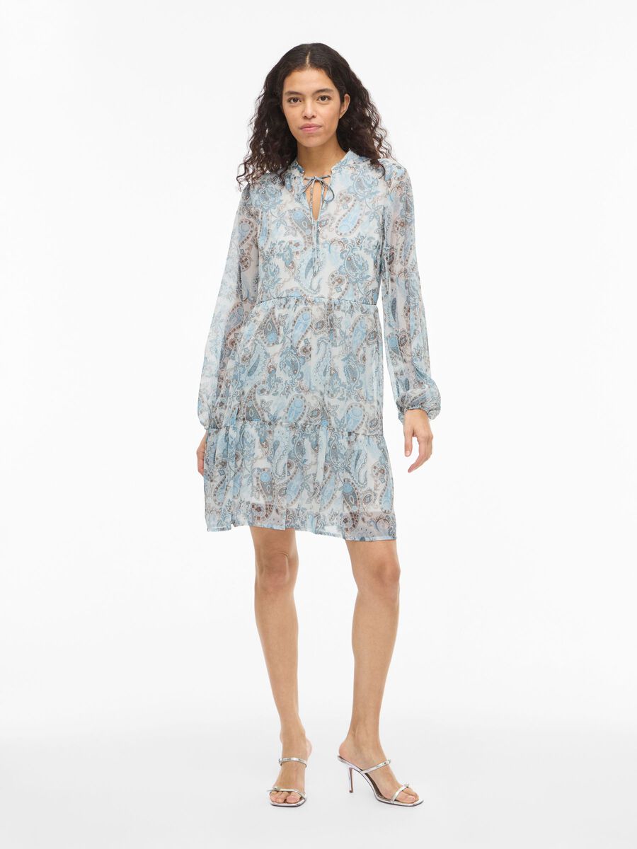 Carousel image - VIFALIA LONG SLEEVED SHORT DRESS, All Aboard | 4