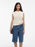 VILA ROUND NECK KNITTED VEST, Birch, highres - 14107742_Birch_003.jpg
