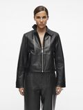 VILA SHORT LEATHER JACKET, Meteorite, highres - 14102848_Meteorite_003.jpg