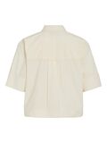 VILA SHORT SLEEVED SHIRT, Birch, highres - 14108183_Birch_002.jpg
