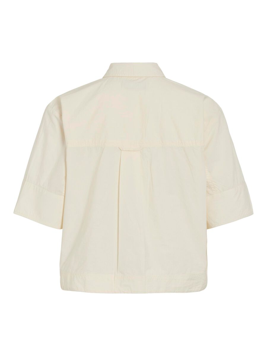 VILA SHORT SLEEVED SHIRT, Birch, highres - 14108183_Birch_002.jpg
