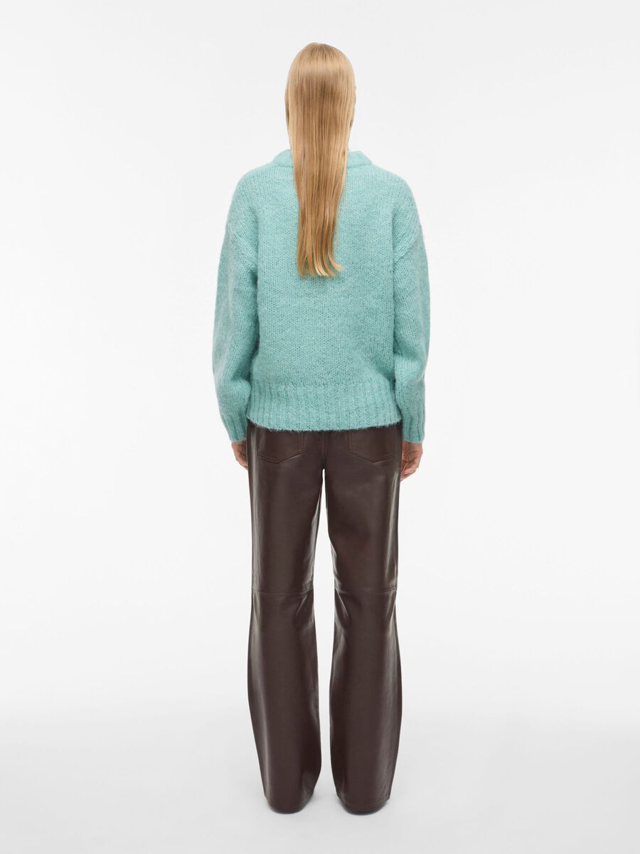 Carousel image - LEATHER TROUSERS, Chicory Coffee | 2