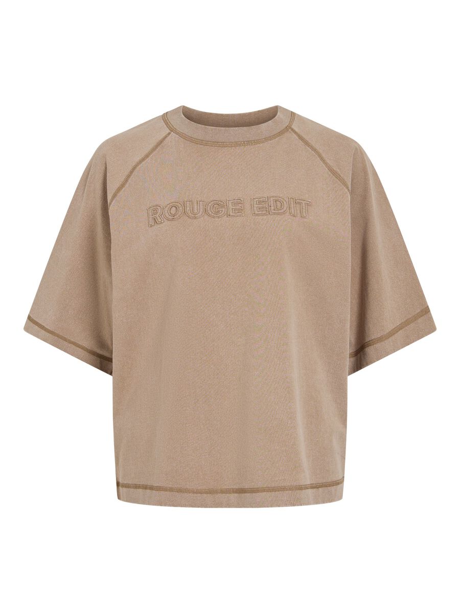 Product tile image ROUND NECK SHORT-SLEEVED T-SHIRT, Sepia Tint 14118480_SepiaTint