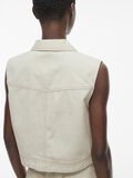 VILA SLEEVELESS DENIM SHIRT, Birch, highres - 14105743_Birch_007.jpg