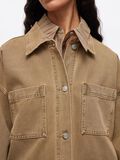 VILA BUTTONED DENIM JACKET, Petrified Oak, highres - 14107803_PetrifiedOak_007.jpg