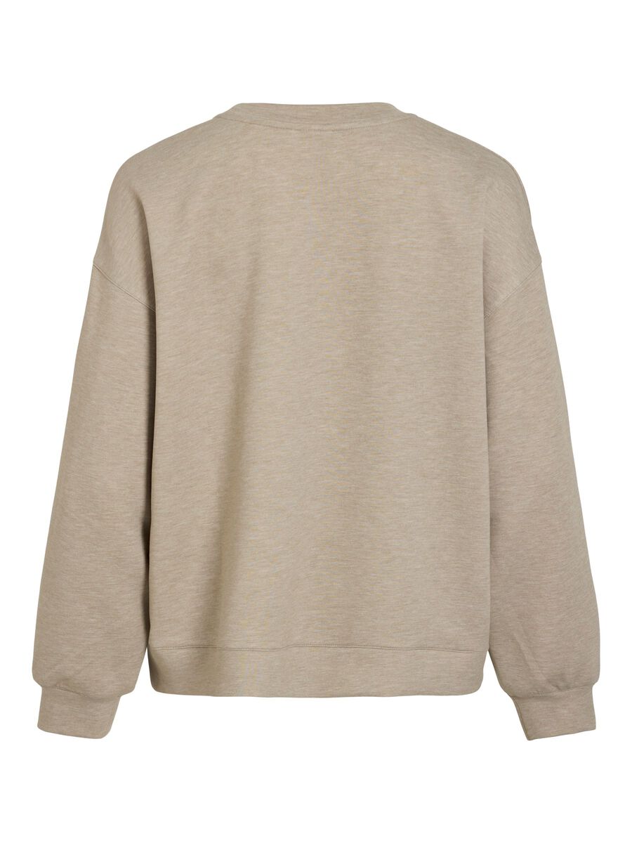 Carousel image - VICATORA ROUND NECK LONG SLEEVED SWEATSHIRT, Feather Gray | 2