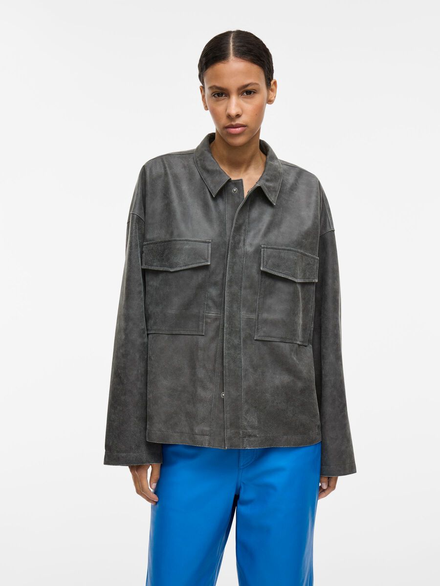 Carousel image - LEATHER SHIRT, Meteorite | 1