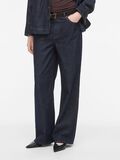 Product image thumbnail - HIGH WAIST WIDE FIT JEANS, Dark Blue Denim | 1