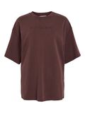 VILA COTTON T-SHIRT, Decadent Chocolate, highres - 14108017_DecadentChocolate_001.jpg