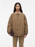 VILA BUTTONED QUILTED JACKET, Petrified Oak, highres - 14107747_PetrifiedOak_003.jpg