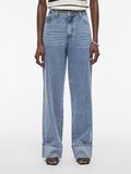 VILA HIGH WAIST JEANS, Light Blue Denim, highres - 14105758_LightBlueDenim_003.jpg