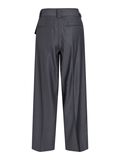 Product image thumbnail - MID-WAIST WIDE-LEG TROUSERS, Dark Grey Melange | 2