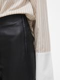 VILA HIGH-WAIST LEATHER TROUSERS, Meteorite, highres - 14108475_Meteorite_006.jpg