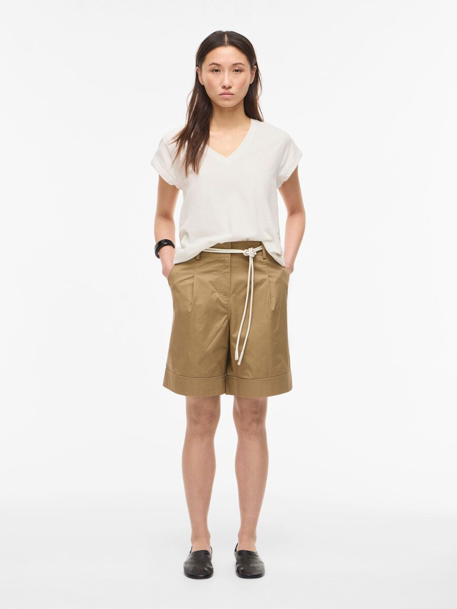 Carousel image - MID-WAIST SHORTS, Petrified Oak | 4