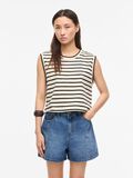 Product image thumbnail - ROUND NECK SLEEVELESS TOP, Meteorite | 1