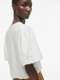 VILA V-NECK SHORT SLEEVED TOP, Cloud Dancer, highres - 14105879_CloudDancer_007.jpg