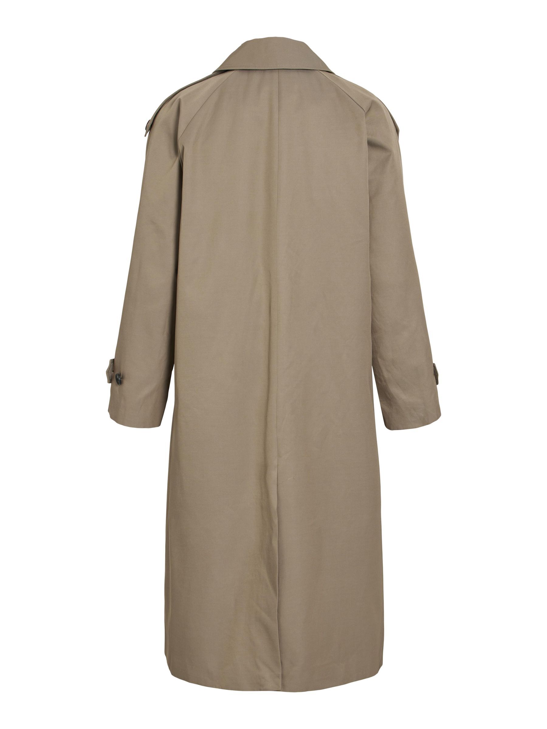 LONG TRENCHCOAT | Grey | ROUGE EDIT®