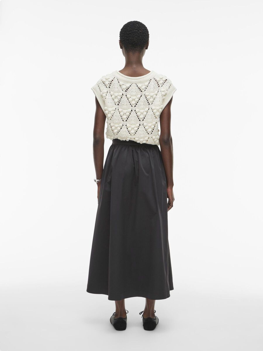 VILA HIGH WAIST MAXI SKIRT, Meteorite, highres - 14105878_Meteorite_004.jpg