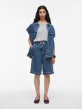 VILA COTTON T-SHIRT, Light Grey Melange, highres - 14109463_LightGreyMelange_005.jpg
