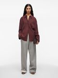 VILA OVERSIZED LONG SLEEVED SHIRT, Decadent Chocolate, highres - 14107846_DecadentChocolate_005.jpg