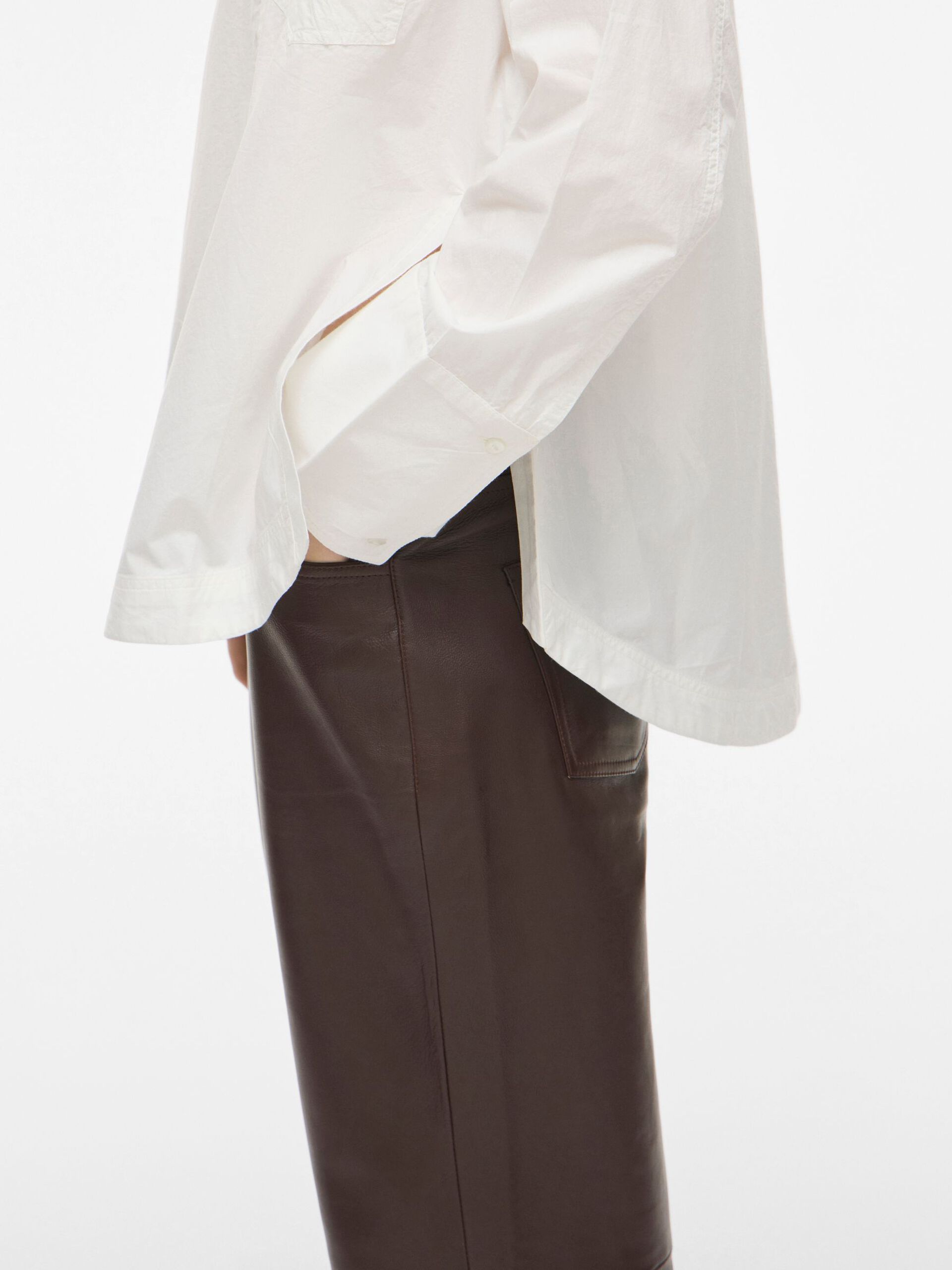Carousel image - LONG SLEEVED SHIRT, Cloud Dancer | 5