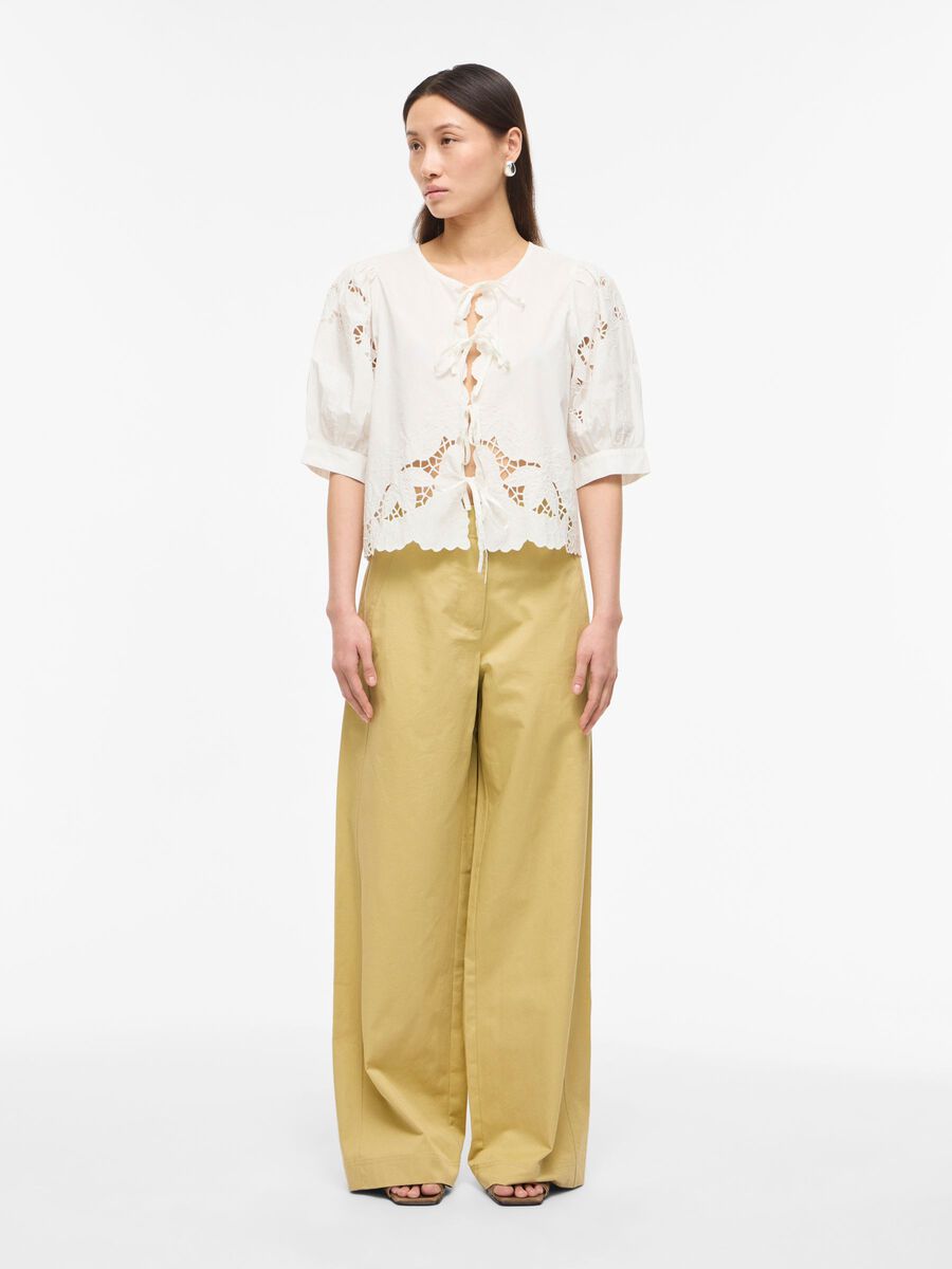 Carousel image - BARREL FIT TROUSERS, Silver Fern | 4