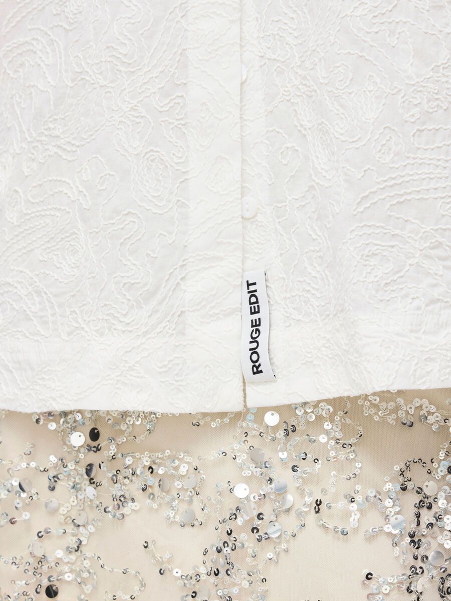 Carousel image - OVERSIZED SHIRT, Cloud Dancer | 3