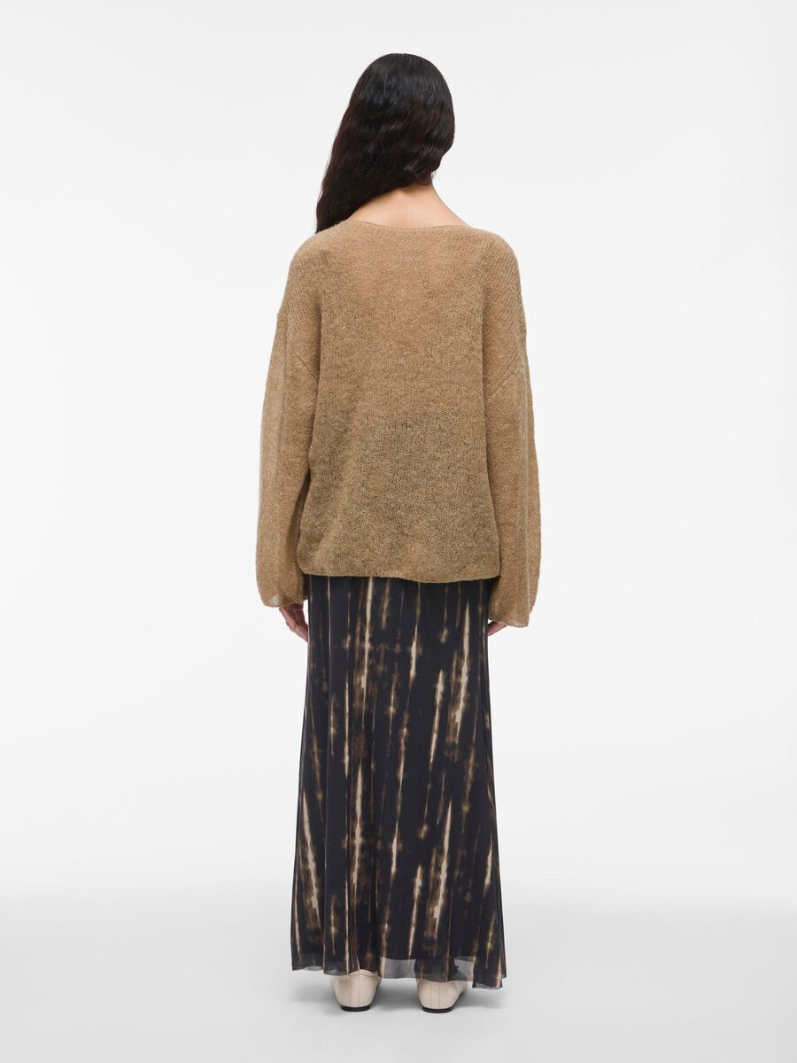 VILA WOOL BLEND KNITTED PULLOVER, Petrified Oak, highres - 14108476_PetrifiedOak_004.jpg