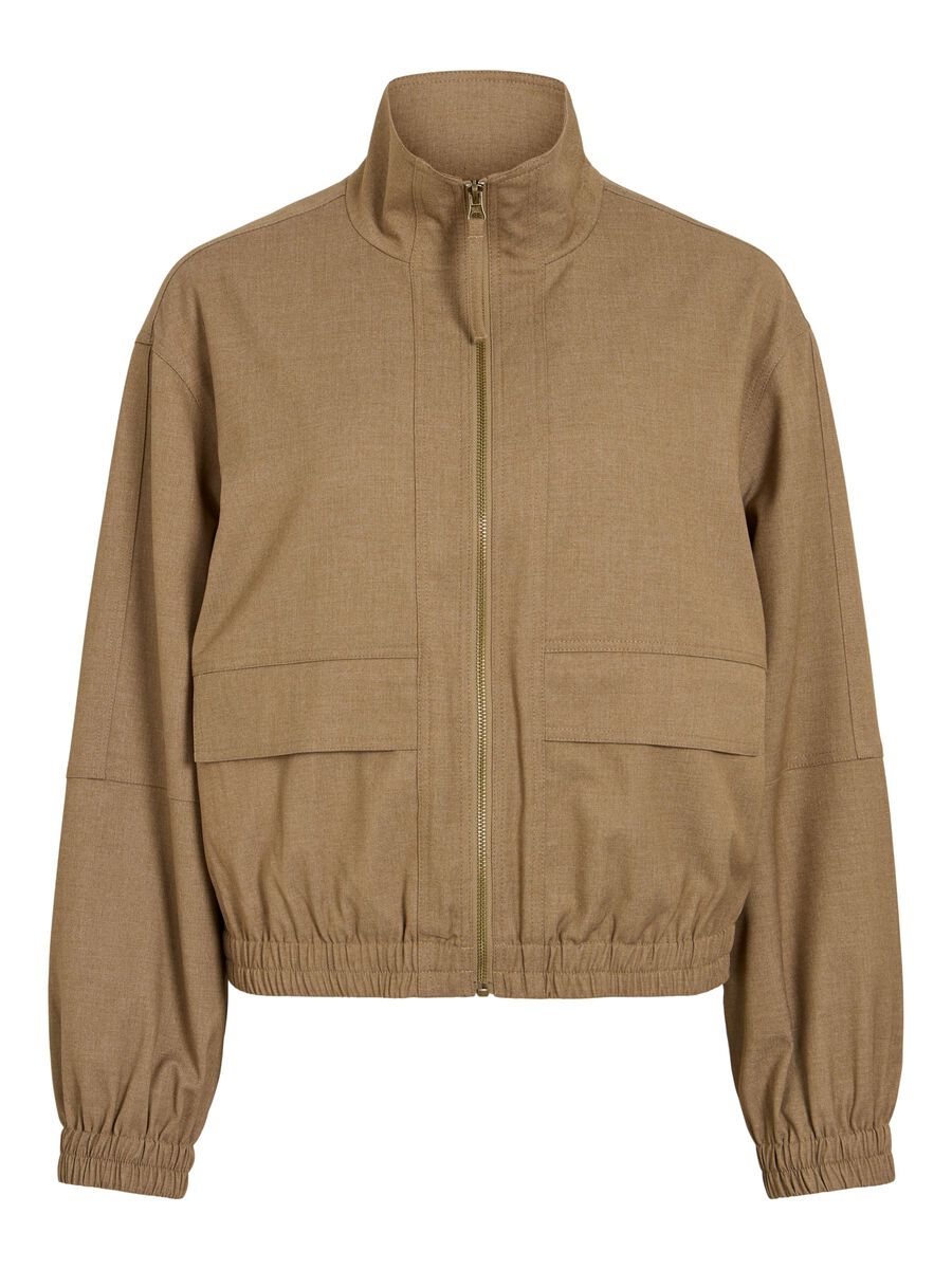 Product tile image HIGH NECK JACKET, Sepia Tint 14119676_SepiaTint