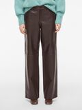 Product image thumbnail - LEATHER TROUSERS, Chicory Coffee | 1