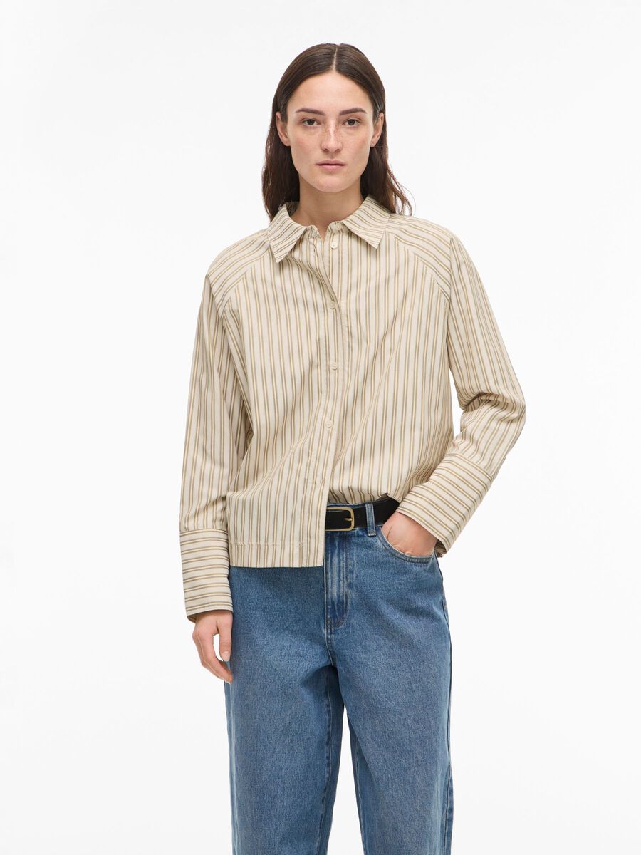 Carousel image - STRIPED SHIRT, Birch | 1
